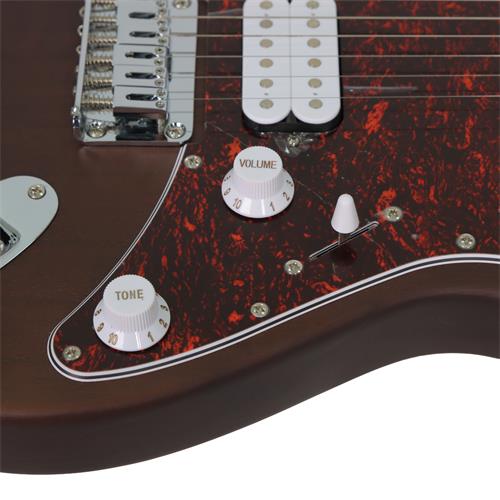GUITARRA ELECTRICA G MICROFONO POWERSOUND HUMBUCKER NOGAL OPEN PORE