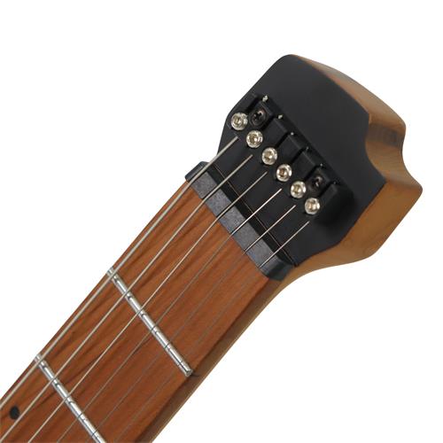 GUITARRA ELECTRICA SPACE G MULTI-ESCALA NEGRO TRANS C/ESTUCHE