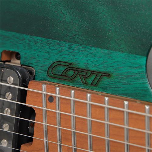 GUITARRA ELECTRICA SPACE G MULTI-ESCALA TURQUESA CON ESTUCHE