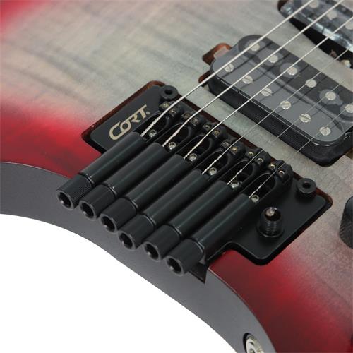 GUITARRA ELECTRICA SPACE G MICROFONO VOICED TONE H-S-S LAVA C/ESTUCHE