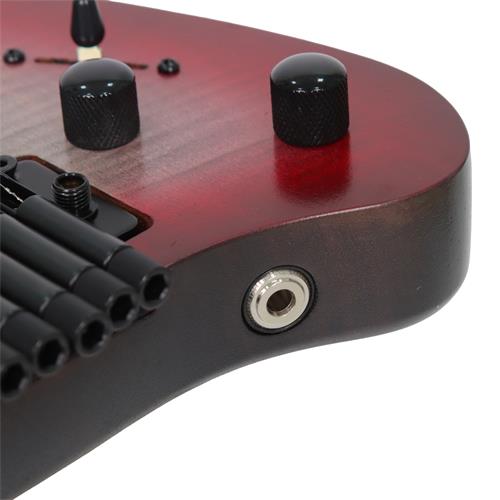 GUITARRA ELECTRICA SPACE G MICROFONO VOICED TONE H-S-S LAVA C/ESTUCHE