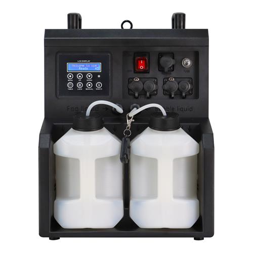 MAQUINA BURBUJAS/HUMO CON LUZ LED RGB 2 SALIDAS