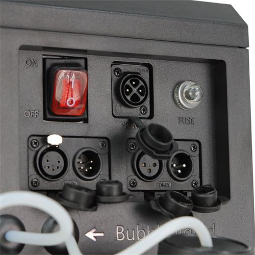 MAQUINA BURBUJAS/HUMO CON LUZ LED RGB 2 SALIDAS