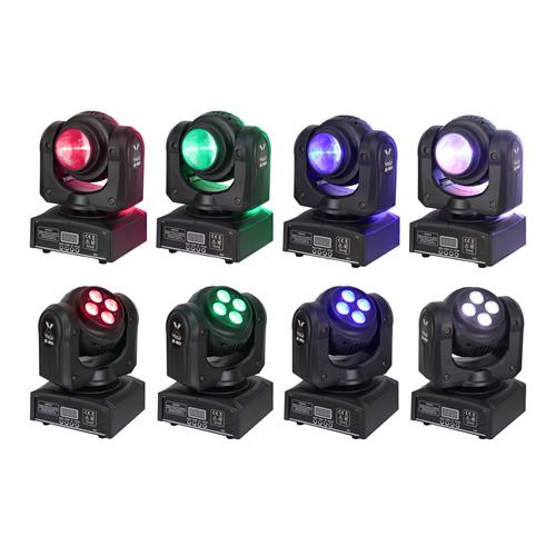 LUZ LED ROBOTICA DOBLE CARA (4+1)X10W RGBW - DESC