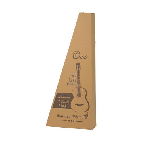 GUITARRA CLASICA 39 PULGADAS CON CUTAWAY NEGRO PACK