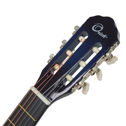 GUITARRA CLASICA 39 PULGADAS CON CUTAWAY AZUL SUNBURST PACK