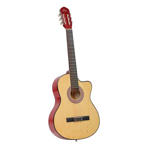 GUITARRA CLASICA 39 PULGADAS CON CUTAWAY NATURAL PACK