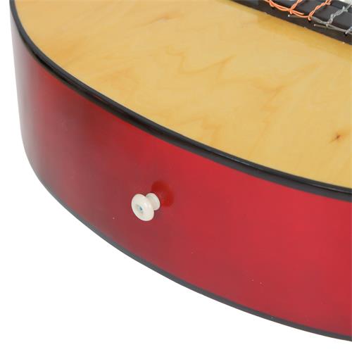 GUITARRA CLASICA 39 PULGADAS CON CUTAWAY NATURAL PACK