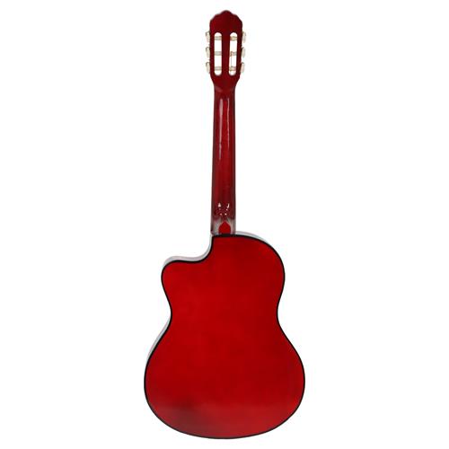 GUITARRA CLASICA 39 PULGADAS CON CUTAWAY SUNBURST PACK