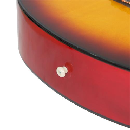 GUITARRA CLASICA 39 PULGADAS CON CUTAWAY SUNBURST PACK