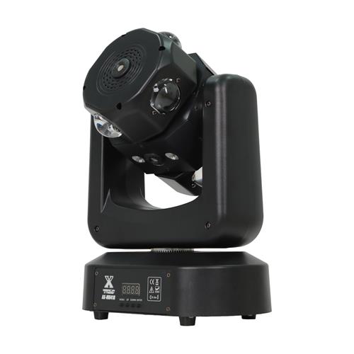 LUZ LED ROBOTICA GIRO INFINITO 8x15W RGBW + STROBE + LASER RG