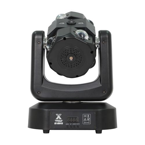 LUZ LED ROBOTICA GIRO INFINITO 8x15W RGBW + STROBE + LASER RG