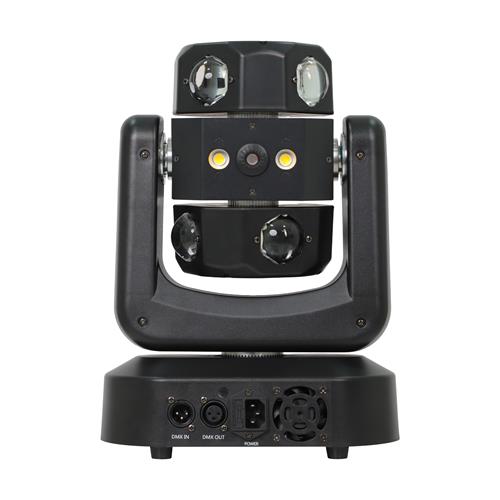 LUZ LED ROBOTICA GIRO INFINITO 8x15W RGBW + STROBE + LASER RG