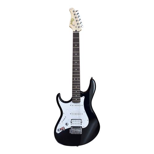 GUITARRA ELECTRICA G WILKINSON TREMOLO COLOR BK P/ZURDO