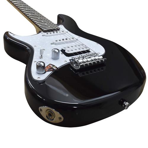 GUITARRA ELECTRICA G WILKINSON TREMOLO COLOR BK P/ZURDO