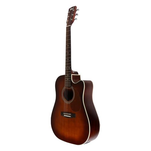 GUITARRA ELECTROACUSTICA MR MARRON BURST - DESC