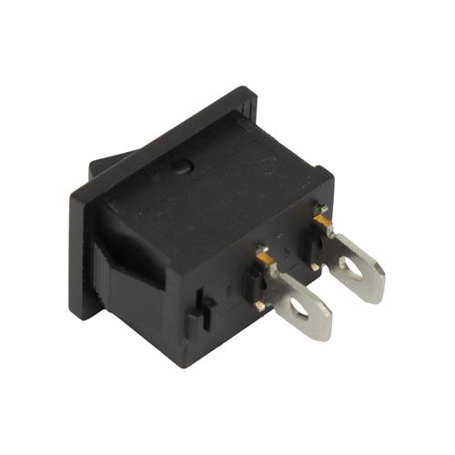 SWITCH SIN NEON PEQUEÑO NEGRO 2 PINES-2 POSICIONES