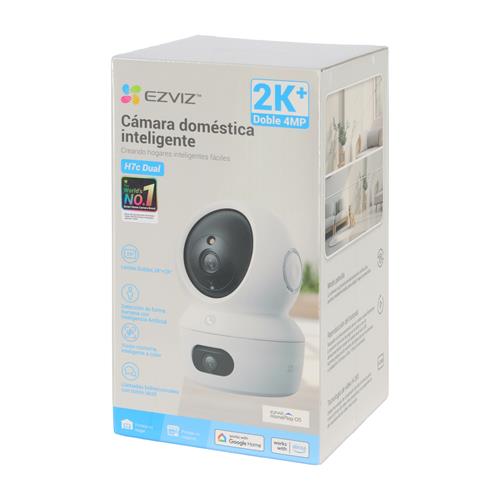 CAMARA IP WIFI INTERIOR PANTILT 360 DOBLE LENTE 2K - DIST