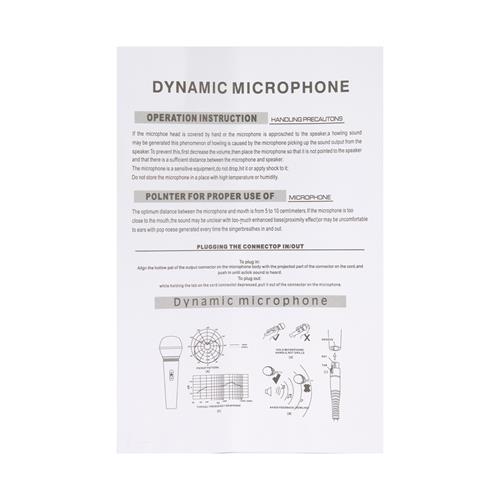 MICROFONO CON CABLE PROFESIONAL
