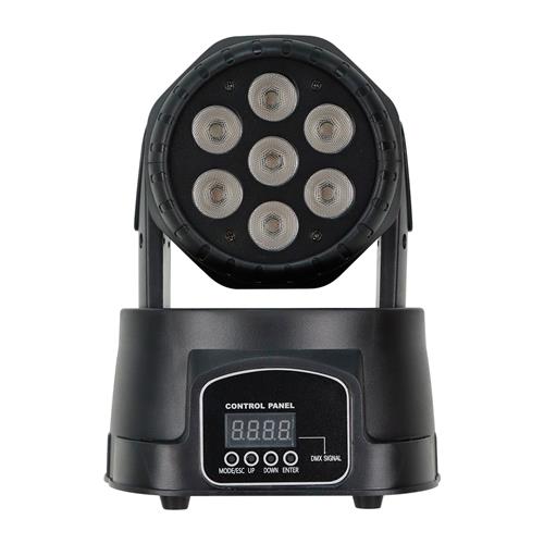 LUZ LED MINI ROBOTICA 7x6W/4 EN 1 RGBW