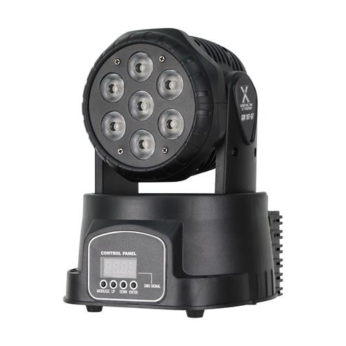 LUZ LED MINI ROBOTICA 7x10W/4 EN 1 RGBW - DESC