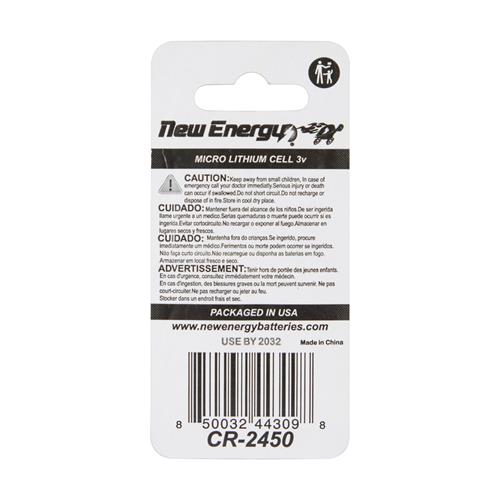 PILA CR2450 LITHIUM BATTERY X 1P - CLA
