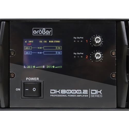 POTENCIA DE AUDIO DK-SERIE 8000W 2 CANALES