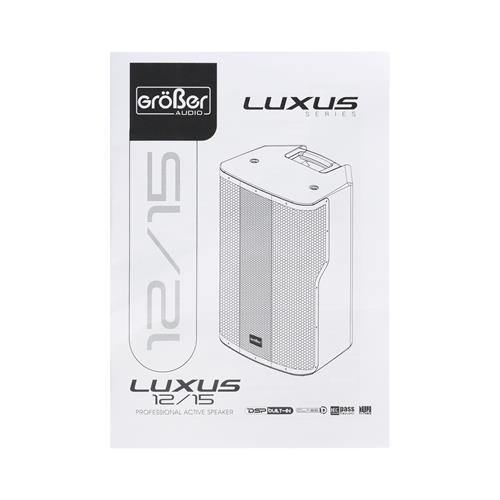 CAJA ACTIVA LUXUS-SERIE 15 PULGADAS 2400W CON DSP/BLUETOOTH - DESC
