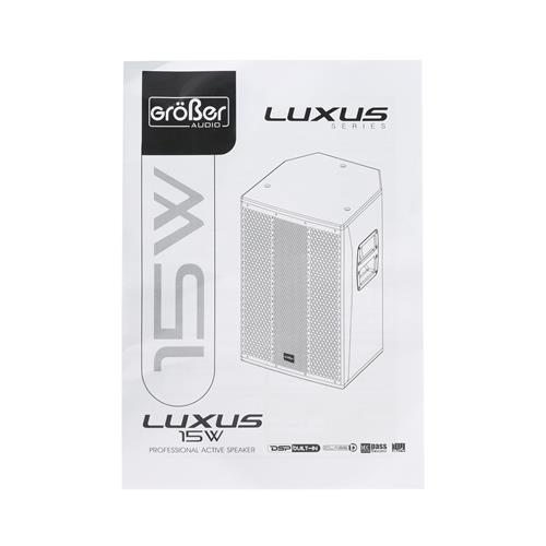 CAJA ACTIVA LUXUS-SERIE 15 PULGADAS 2800W CON DSP/BLUETOOTH - DESC