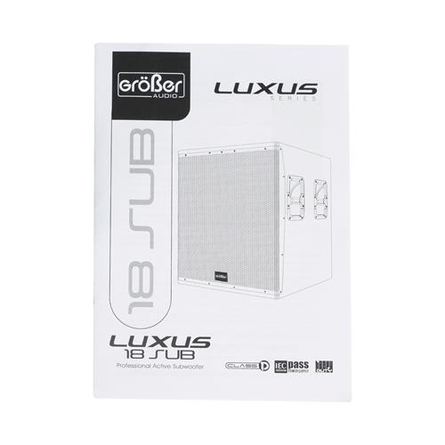 SUB BAJO ACTIVO LUXUS-SERIE 18 PULGADAS 4000W - DESC