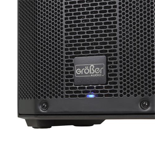 CAJA ACTIVA ADVANTA-SERIE RECARGABLE CON DSP/BLUETOOTH 8 PULGADAS 240W - DESC