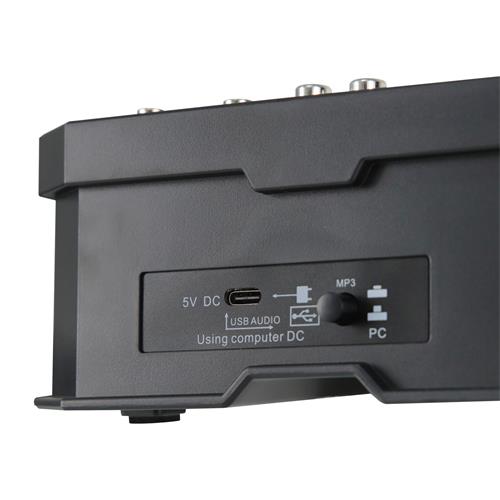 CONSOLA PASIVA PROF. 4 CH C/USB/BT/FX/PC LINK