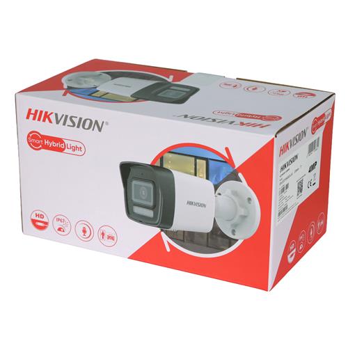 CAMARA IP TIPO TUBO 4MP/IR/IP67/LUZ HIBRIDA/MIC CON LENTE - CLA