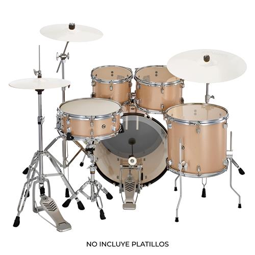 BATERIA ACUSTICA RYDEEN CHAMPAGNE GLITTER + HARDWARE GM2F53A - CLA