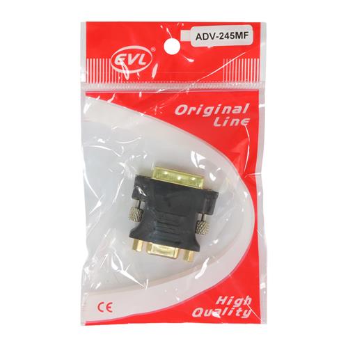 ADAPTADOR DVI MACHO 24_5 X VGA HEMBRA CALIDAD