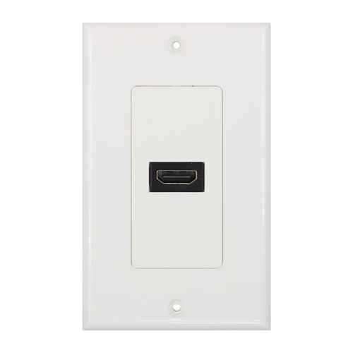 PLACA DE PARED C/1 JACK HDMI - FACEPLATE