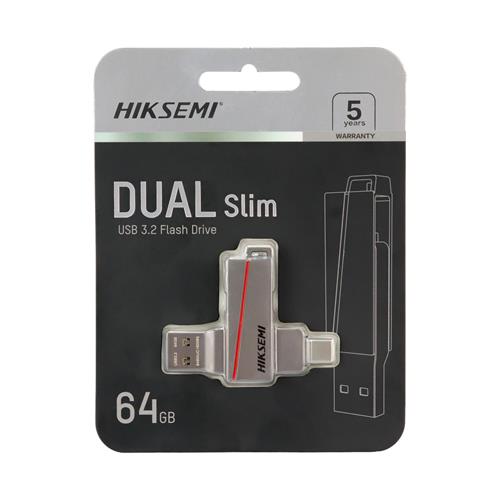PEN DRIVE 64GB DUAL SIM FLASH USB 3.2 Y TIPO C - CLA