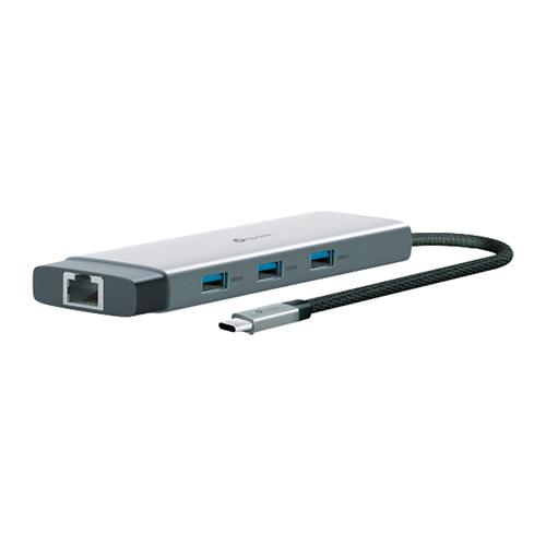 CONCENTRADOR HUB TIPO C C/9 HDMI 4K/USB 3.0/SD/MICRO SD/LAN - CLA