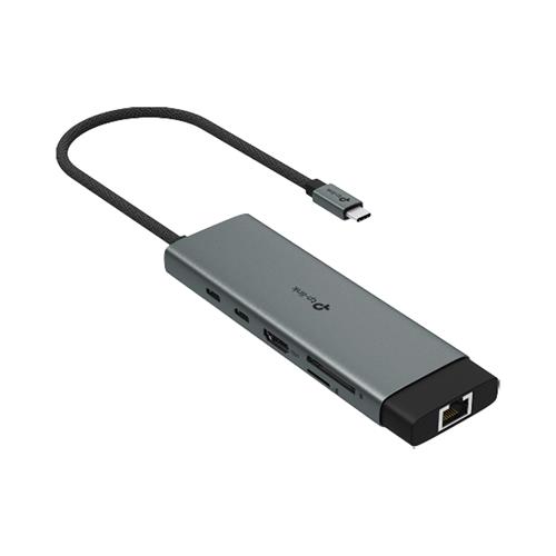 CONCENTRADOR HUB TIPO C C/9 HDMI 4K/USB 3.0/SD/MICRO SD/LAN - CLA