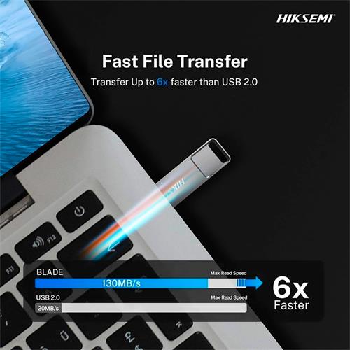 PEN DRIVE 64GB FLASH USB 3.2 METAL - CLA