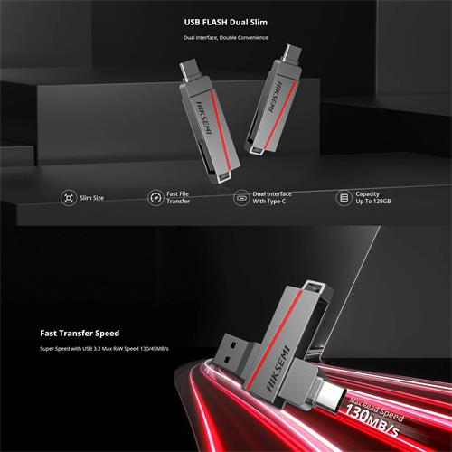 PEN DRIVE 32GB DUAL SIM FLASH USB 3.2 Y TIPO C - CLA