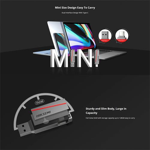 PEN DRIVE 32GB DUAL SIM FLASH USB 3.2 Y TIPO C - CLA