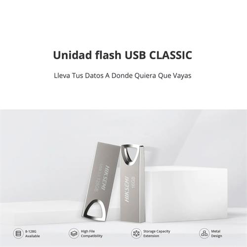 PEN DRIVE 16GB FLASH USB 2.0 METAL - CLA