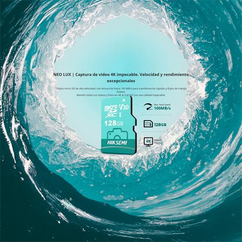 TARJETA MICRO SDXC 128GB CLASE 10/U3/V30 - CLA