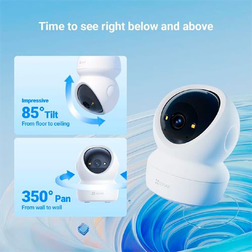 CAMARA IP WIFI INTERIOR 3MP PANTILT 360 FULL HD 2K - DIST