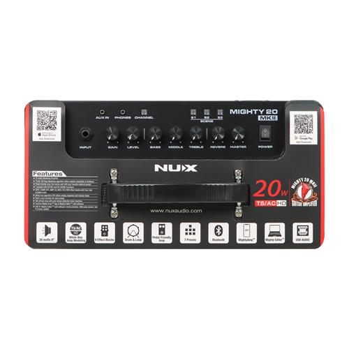 AMPLIFICADOR PARA GUITARRA ELECTRICA EQ/FX/BLT/APP 20W 1X8 - DESC