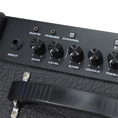 AMPLIFICADOR PARA GUITARRA ELECTRICA EQ/FX/BLT/APP 20W 1X8 - DESC