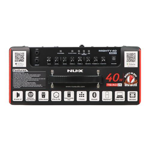 AMPLIFICADOR PARA GUITARRA ELECTRICA EQ/FX/BLUETOOTH/APP 40W 1X10