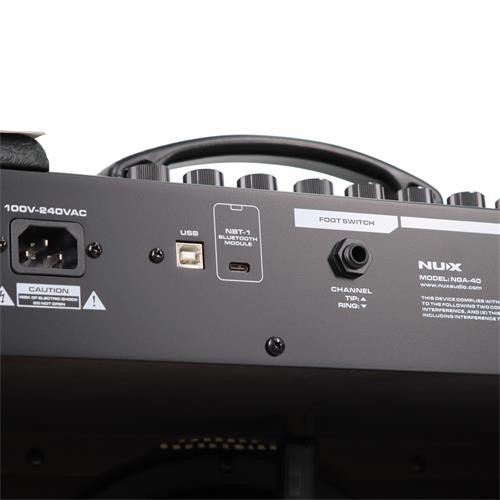 AMPLIFICADOR PARA GUITARRA ELECTRICA EQ/FX/BLUETOOTH/APP 40W 1X10
