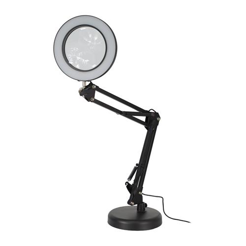 LUPA CON LAMPARA LED DE MESA BRAZO EXTENSIBLE